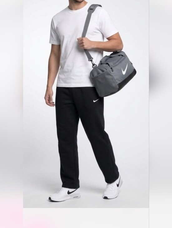 Nike Other - Nike Black Sweatpants with White Swoosh